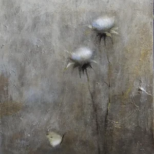 Cardos y mariposa — Tatiana Tarasova